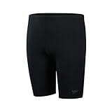 Speedo Jungen ECO Endurance+ Schwimmhose | Training | Chlorbeständig | Schnelltrocknend | Stretchmaterial | Recyclingmaterial | Bequeme Passform Schwimmbekleidung, Schwarz, 13-14