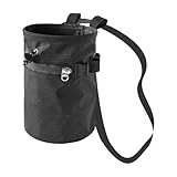 MFYOUPK Chalk Bag Für Klettern | wasserdichte Kreidetasche Mit Verstellbarem Hüftgurt Und Reißverschlussfach | Ausrüstung Für Klettern Gewichtheben Disc Golf Wandtraining Bouldern Sportkneipe Pool -