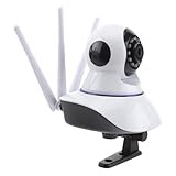 Yardenfun Wireless mit Drehung Nachtsicht Ir LED Antennen für Starke Signalpenetration Babyüberwachung Flexible Installation Fernzugriff Via App Geeignet für Innen und Außenbereich