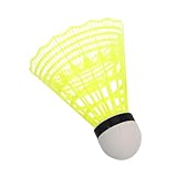 Supvox Badmintontrainer Badminton zubehör Fitness-Trainingsgeräte Badminton-Trainingsgerät selbstrückkehrender Federball Badmintonball Trainingshilfe für Badminton Gummi Yellow