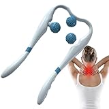 Nackenmassagegeräte - Elektrisches Zervikalmassagegerät | Handentspanner mit 3 Bällen | Tragbares Massagegerät Schulterentspanner Muskelentspannung Verspannungen für Zuhause