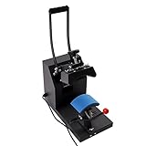 HPDTZ Hitzepresse, Heat Press Transferpresse Bügelpresse für Hüte mit Temperaturregelung und Zeitschaltuhr Hitzepresse Plotter DIY für Personalisierte Drucke und Geschenke