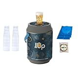 BEER UP – Bierzapfanlage mit Kühlung für zu Hause mit 20 Gläser für 5L Beertender® Fässer - Frische Bierfässer 20std Ohne Strom - Transportierbar - Events, Picknicks, Aperitifs (STANDARD)