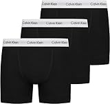 Calvin Klein Herren Boxershorts Low Rise TRUNK, 3er Pack U2664G, Ohne Eingriff, Mehrfarbig ( Schwarz ) - X-Large