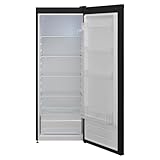 TELEFUNKEN Kühlschrank ohne Gefrierfach 255 Liter | Standkühlschrank groß | Vollraumkühlschrank freistehend mit Gemüsefach | LED-Beleuchtung | Türanschlag wechselbar | KTFK265EDI dark inox