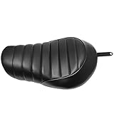 Motorrad Leder Sitz Motorrad Schwarz PU Front Driver Solo Für Sitz Für Ha&rley Für Sportster Iron XL 883 1200 XL883N Roadster Für Custom 2016-2021