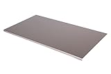 CECILUÌ Ausrollbrett aus Edelstahl zum Kneten, rutschfeste Matte, professionelles Schneidebrett, verschiedene Größen, Pizzabretter, Arbeitsplatte, Tische Zubehör Konditorei (85 x 57,3 cm)