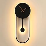 BIQSYVTM Wandlampen,Nordic Design Wandleuchte Art Deco Uhr Led Wandleuchte Industrie Loft Korridor Gang Treppe Wandleuchte Wohnzimmer Lichter/a/Kaltweiß (Color : A, Size : Warm White)