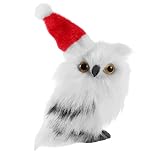 HOLIDYOYO Weihnachtsbaum-Eule Hängende Eulenverzierung Weihnachtsbaum Hängender Vogel Weihnachtsbaumschmuck Wohndekoration Plüsch Eule Tierverzierung Plüsch-eulen-puppenanhänger Flaum