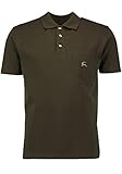 OS Trachten Herren Poloshirt Kurzarm Jagdshirt mit Liegekragen Niwio, Größe:L, Farbe:Oliv
