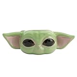 The Mandalorian Grogu Baby Yoda Porzellanbecher - Offiziell Lizenzierter Star Wars Merchandise, 300ml, Geschenk für Star Wars Fans
