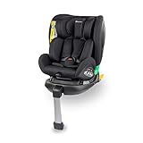 Bebeconfort EvolveFix Plus i-Size, Neugeborenes/Kleinkind/Kindersitz, ISOFIX-Kindersitz mit Stützbein, 360°-Kindersitz, ab Geburt bis zu 12 Jahren, bis 36 kg, 40-150 cm, Black Mist