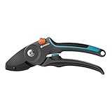 Gardena PremiumCut Pro Gartenschere, Amboss-Schnitt, für trockenes Holz, 24 mm Schnittdurchmesser, ergonomische Griffe, PowerCoating-Klingen, in Deutschland hergestellt (12250-20)