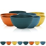Kyraton plastik müslischüssel 760ml 8er, unzerbrechlich und leicht bowl schüssel, suppenschüssel BPA umsonst spülmaschine sicherheit