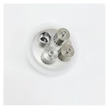 WWECCQIJ 7,6 cm Edelstahl 304 Bubble Plate Set mit doppelter Kartenschlitzdichtung