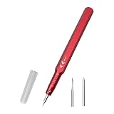 predolo Modell Reißnadel, Gravierwerkzeug, Ergonomisch, Leicht, Modell Linien Reißnadel Zum Schnitzen, Gravierten Linien, Modellieren, Hobby, Rot