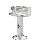 Kynast Exclusiv Standgrill Edelstahl Säulengrill 'Family Star' Holzkohlegrill Barbeque-Grill Barbecue Kohlegrill