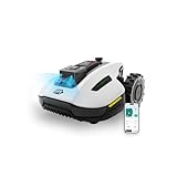MAMMOTION YUKA Mini 500 Mähroboter ohne Begrenzungskabel, NetRTK+Vision, Keine RTK-Antenne erforderlich, Auto-Kartierung, Empf. 500m², Max. 700m², mit 4G-Modul, 50% Steigung