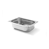 HENDI Gastronormbehälter, Temperaturbeständig von -40° bis 300°C, Heissluftöfen-Kühl- und Tiefkühlschränken-Chafing Dishes-Bain Marie, 2L, GN 1/2, 325x265x(H)40mm, Edelstahl, 12 Stück