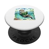 Otter Lesebuch Passender Bücherwurm Bibliothekar Bücher Liebhaber PopSockets Klebender PopGrip