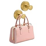 Generico Handtuchhaken Wandhaken für Badezimmer, Handtuchhaken | 2 Stück Edelstahl Bademantelhaken Multifunktions für Badezimmer, Garderobe, Badezimmer, Küche, Balkon