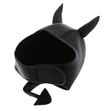 Qianly Neoprenhaube für Erwachsene 3mm Zum Tauchen Und Schnorcheln, Schwarz