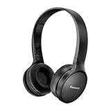 Panasonic RP-HF410BE-K Bluetooth Kopfhörer (24 h Akkulaufzeit, Quick-Charge, Sprachsteuerung, On-Ear, leichte Kopfhörer faltbar) schwarz