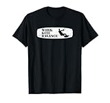 Work Kite Balance Kiten Kitesurfing Surf Kitesurf T-Shirt