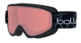 bollé - FREEZE Black Matte - Vermillon Kat 2, Skibrille, Medium, Unisex Erwachsene