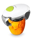 LEAZZLE Elektrischer DosenöFfner Elektro-Glas-Öffner,Restaurant Dosenöffner,Glatte Kante Automatische Deckelöffner für neue versiegelte Gläser,freihändiger Dosenöffner mit weniger Aufwand beim Öffnen