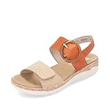 Remonte Damen Riemchensandalen R6853, Frauen Sandalen,lose Einlage,Strandschuhe,Riemen,Riemchen,halteriemen,Sommerschuhe,orange (39),40 EU
