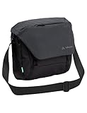 VAUDE Umhängetasche ROM S III Schwarz, hochwertige Messenger Bag Herren & Damen aus recyceltem PET, wasserabweisende Schultertasche mit Notebook-Fach ideal für den urbanen Alltag