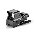 AOMEKIE Rotpunktvisier Zielfernrohr Taktisch 4 Absehen Grün & Rot Luftgewehr Zielfernrohr mit 20mm/22mm Picatinny Schienenmontage