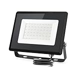 Aigostar LED Strahler außen 50W Kaltweiss 6400K 4500LM Scheinwerfer IP65 Wasserdicht Außenstrahler für Garten,Innenhöfe,Garage,Türen,Flur