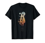 Bassgitarre Vintage Retro Headstock Kopf für Bassist T-Shirt