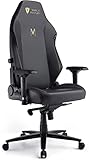 Noblerocker Gaming-Stuhl, ergonomischer PC-Spielstuhl, Lendenwirbelstütze, Kopfstütze, 4D-Armlehnen, Computerstuhl, groß und hoch, bequem, groß