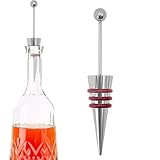 Bomefoi Weinflaschenstöpsel | Silikon Legierung Wiederverwendbar Leckdicht Zubehör - Weinpumpe Vakuumverschluss,Für Weihnachten Halloween Feiertage Bar Küche Esszimmer Party Geschenke Hochzeit