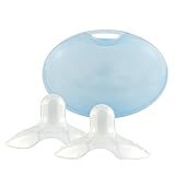 babynova Stillhütchen – 2er-Pack – Wiederverwendbare Brusthütchen aus Silikon mit hygienischer Transportbox – für sanftes und bequemes Stillen – BPA-frei