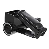 COLLBATH 1 Stück Käsereibe Mozzarella Käseschredder Handhaben Handheldin Grader Cutter Schleifer Aktenvernichter Rostfrei Gemüseschneider Kartoffelschale Salatreibe Black