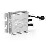 DEWIN Solar Mikro Wechselrichter, 120W Solar PV Grid tie Micro Inverter IP65 Wasserdichter MPPT Wechselrichter mit Netzanschluss DC 10,8 bis 30V für Solarpanel Balkon Kraftwerk
