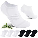 Cirorld Bambus Sneaker Socken Damen Herren 39-42 43-46,6 Paar Atmungsaktive Kurze Socken, Antibakteriell und Geruchshemmend Sportsocken,Feuchtigkeitsaufnahme und Abgabe Laufsocken