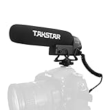 Takstar Video Kamera mikrofon, Professionelle Super-Kardioid Kondensor Mikrofone, 3,5mm Mini Shotgun Mikrofone für Vlog, Video, Studio, DSLR, Camera, Filmproduktion, Aufnahmen, Podcasting (SGC-600)