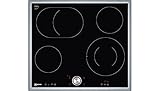 Neff T16BT76N0 Elektrokochfeld N70 / 60cm / TwistPad / Bräterzone / Glaskeramik / Edelstahlrahmen