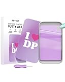 ARTDOT Stark haftendes Wachs als Diamond Painting Zubehör, 16.7 x 8.9 cm mit Versiegelter Aufbewahrungsbox & Werkzeuge für Diamond Painting Erwachsene, Violett Wax