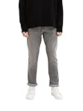 TOM TAILOR Herren Josh Regular Slim Jeans, 10218 - Used Light Stone Grey Denim, 34/32