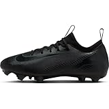 Nike Unisex Kinder Zoom Vapor 16 Academy Fg/Mg Fussballschuh, Black Black Deep Jungle, 38.5 EU