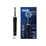 Oral-B Vitality Pro Elektrische Zahnbürste — Electric Toothbrush, Inkl. 1 Aufsteckbürste — 3 Putzmodi für Zahnpflege, Zahnbürste Elektrisch, Designed by Braun, Schwarz
