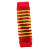 Yardwe Musikinstrumente Finger Für Hand Percussion Clapper Instrumente Abs Rot