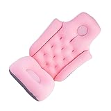 HOOTNEE Faltbare Badewannensitzhilfe Mit Kissen Für Ältere Und Schwangere Frauen Rutschfester Ergonomisch Ideal Für Badewanne Und Luftsprudelbad Platzsparend Und Leicht Zu