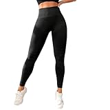 COREEX CelluFlex - Anti-Cellulite Leggings 3D Compression Cellulite Leggings Women High Waist Sculpting Yoga Fitness Pants (Black,L)